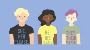 illustration about transphobia